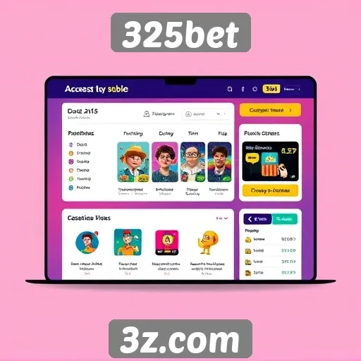 Acessibilidade e design do site 325bet
